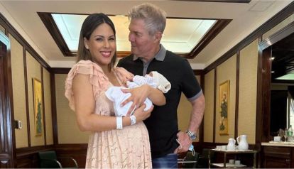 Barby Franco y Fernando y Sarah Burlando