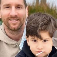 Leo Messi compartió un video de Ciro Messi cantando como Duki: "Ya no tengo voz"