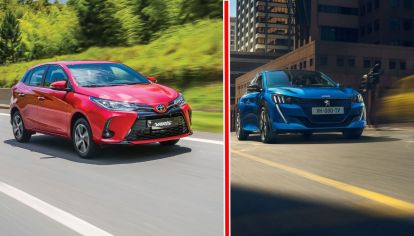 Peugeot 208 y Toyota Yaris, ¿cuál es el hatch más completo?