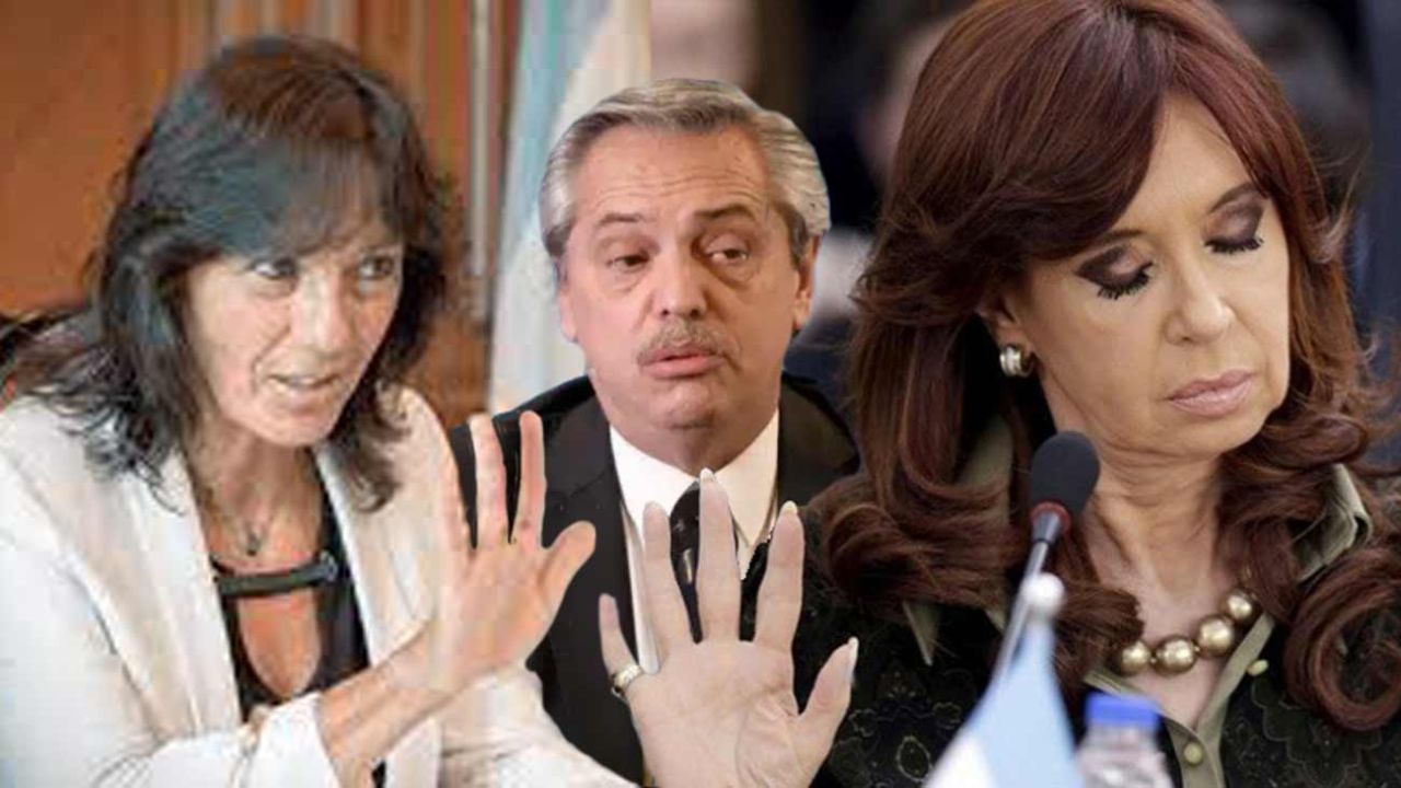 Vilma Ibarra - Alberto Fernández - Cristina Kirchner | Foto:cedoc