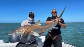 El canal Culebra obsequió una variada para todos los gustos. Incluso un bacota de porte importante.