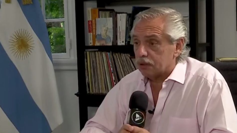 20230206 Alberto Fernández en una entrevista con María O'Donnell.