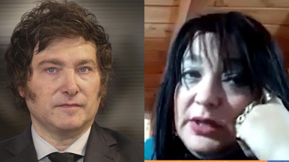 Javier Milei y Carina Ivaskov