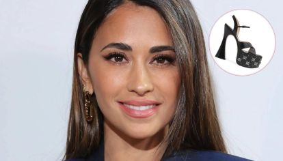 Antonela Roccuzzo marcó tendencia en el cumpleaños de Neymar con unos zapatos Gucci negros