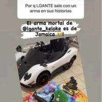 Tamara Báez reaccionó picante tras viralizarse una foto de su hija Jamaica con un arma
