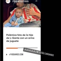 Tamara Báez reaccionó picante tras viralizarse una foto de su hija Jamaica con un arma
