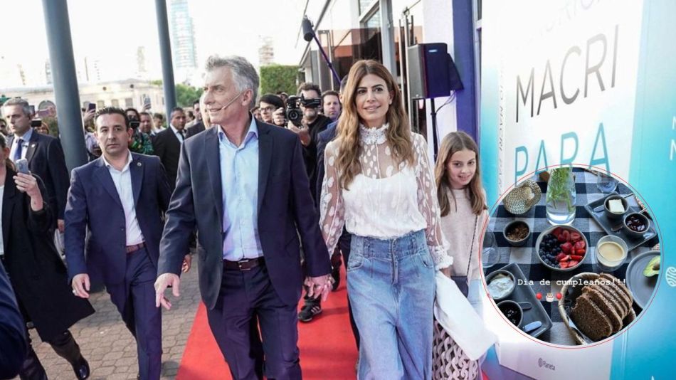 Juliana Awada mostró cómo celebró el cumpleaños de Mauricio Macri