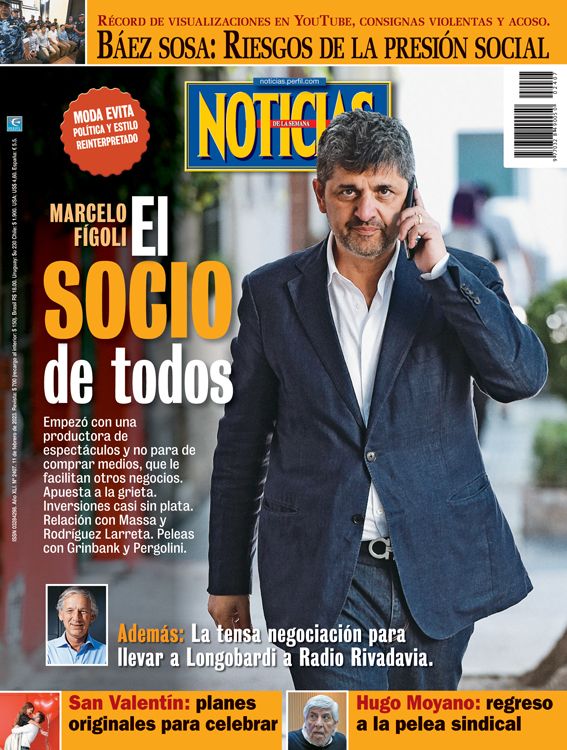 Tapa Nº 2407: Marcelo Fígoli. El socio de todos | Foto:Ernesto Pages