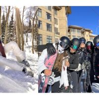 Las vacaciones de Cinthya Kern, Federico Bonomi y sus hijos en Aspen