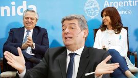 Alberto Fernández - Horacio Rosatti - Cristina Kirchner