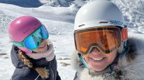 Las fotos en la nieve de Valeria Mazza con su familia en altas montañas de Courchevel 