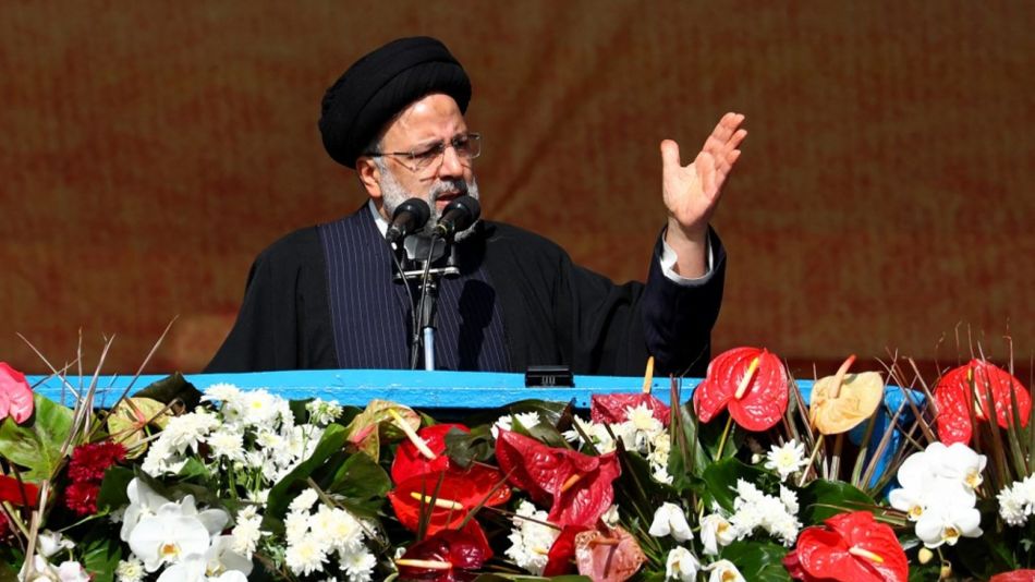El presidente iraní Ebrahim Raisi encabezó los actos de celebración del nuevo aniversario de la revolución de 1979.