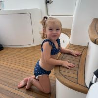 Ana García Moritán se volvió tendencia por estas dulces fotos en el yate