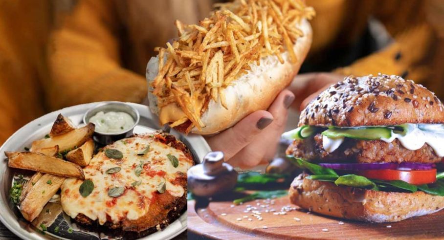 mercado de comidas veganas