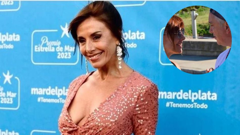 Las imágenes confirman el romance de Viviana Saccone con Marcelo González
