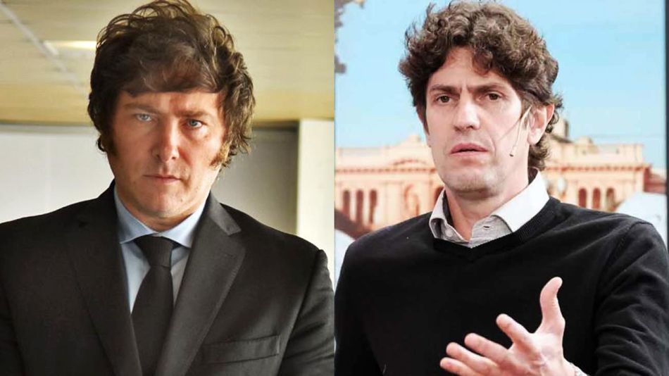 Martín Lousteau y Javier Milei.