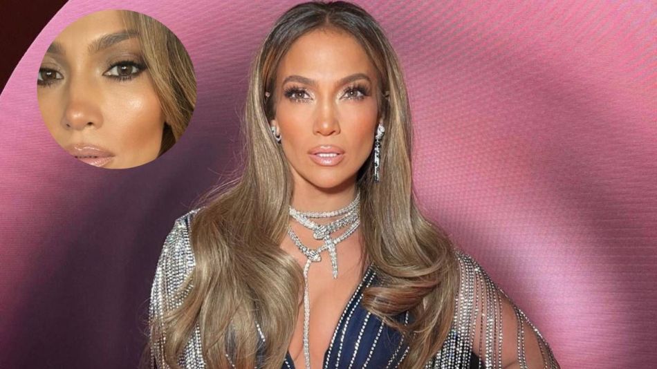 A través de una selfie se pudo conocer la verdadera longitud del cabello de Jennifer Lopez 