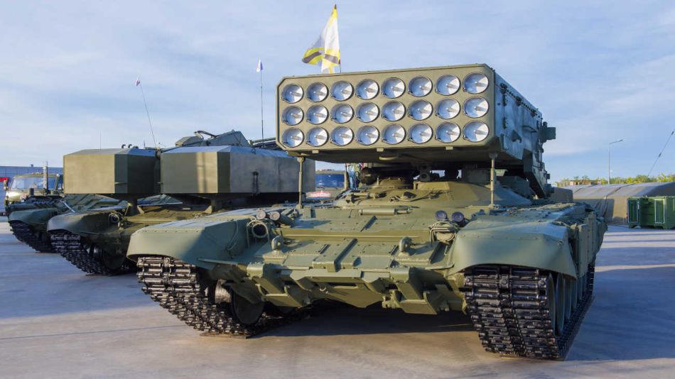 Rusia movilizó los vehículos TOS-1 20230216