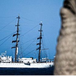 El emblemático buque escuela argentino se encuentra en Mar del Plate
