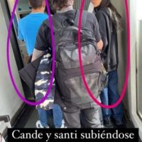 Cande Tinelli y Santiago Urrutia, en Barcelona: las fotos que confirmarían su viaje juntos