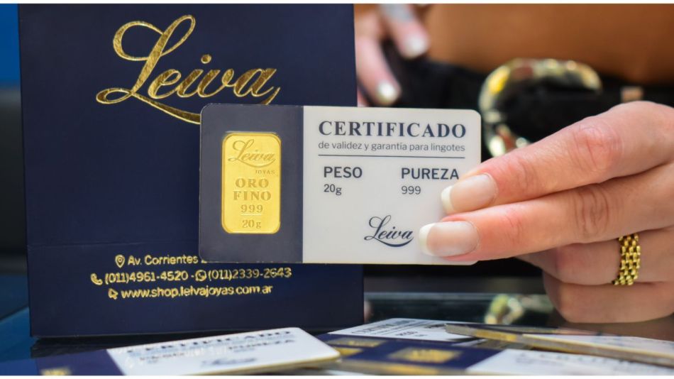 Leiva Joyas: conocé más información sobre los lingotes de oro que llevan su sello
