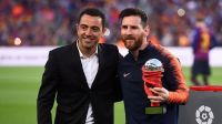 Xavi y Messi 