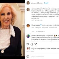 Marcela Tinayre y Nacho Viale celebraron a Mirtha Legrand en su cumpleaños: "Sos diferente a todas"