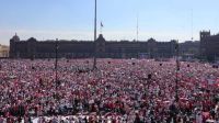 Masiva protesta en Ciudad de México contra las reformas electorales.