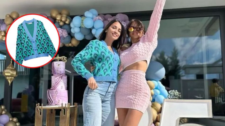 El cardigan que lució Antonela Roccuzzo en su cumpleaños y que es tendencia