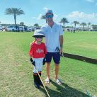 Los hijos de Adolfo Cambiaso, Nacho Figueras y Nico Pieres jugaron al polo en Palm Beach