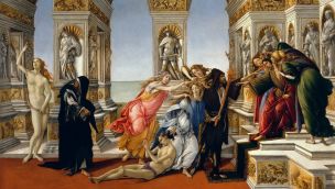 Sandro Botticelli - La calumnia de Apeles