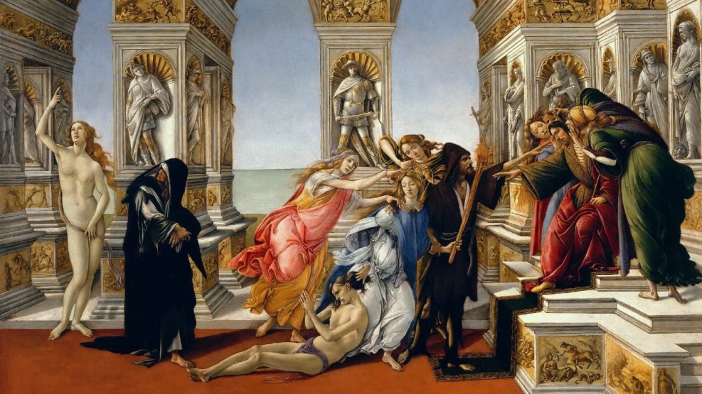 Sandro Botticelli - La calumnia de Apeles