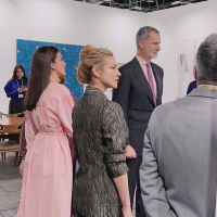 El look de Fabiola Yáñez para su encuentro con Letizia Ortiz en Madrid
