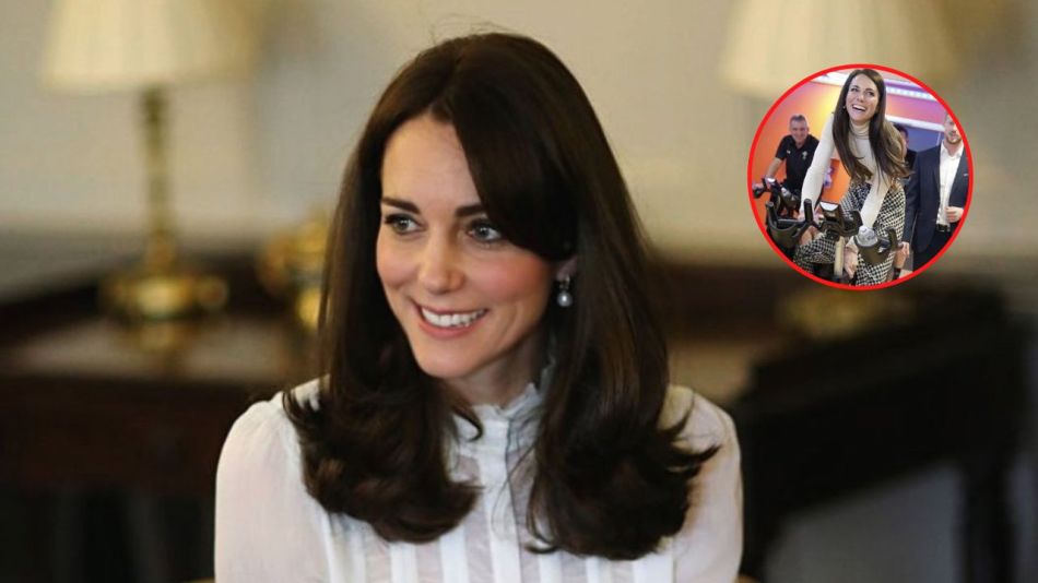 El particular look con el que Kate Middleton hizo spinning