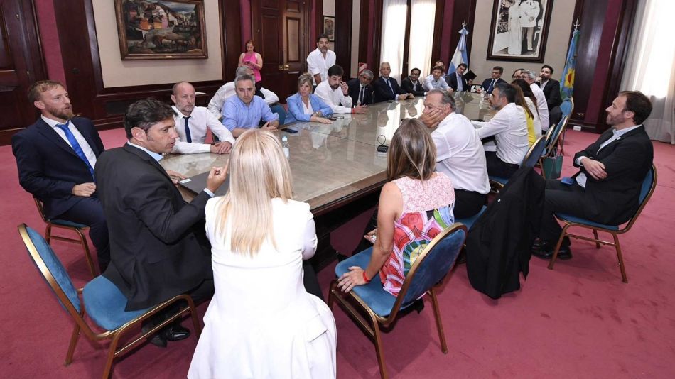 Reunión de gabinete Kicillof