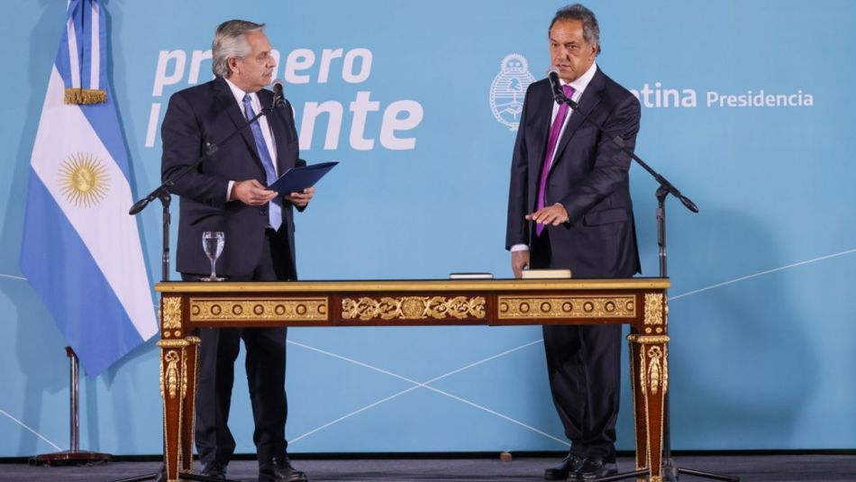 Alberto Fernández y Daniel Scioli