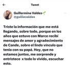 Guillermina Valdés reaccionó tras el comentario de Cande Tinelli: "Me sorprende y entristece"