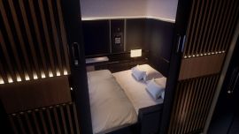 Así es la nueva First Class de Lufhtansa. Podés dormir en una cama!