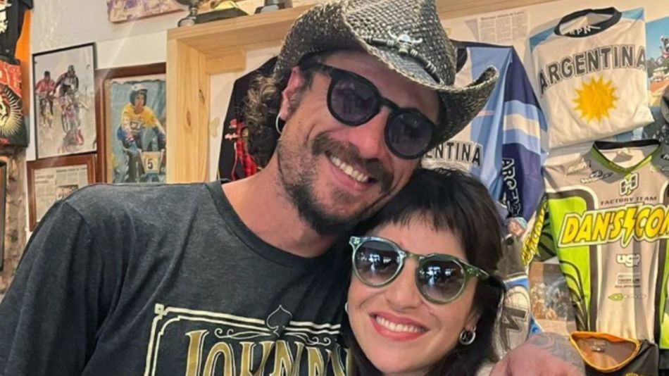 Daniel Osvaldo y Gianinna Maradona