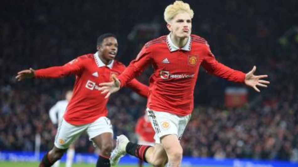 Gol de Alejandro Garnacho para el triunfo del Manchester United