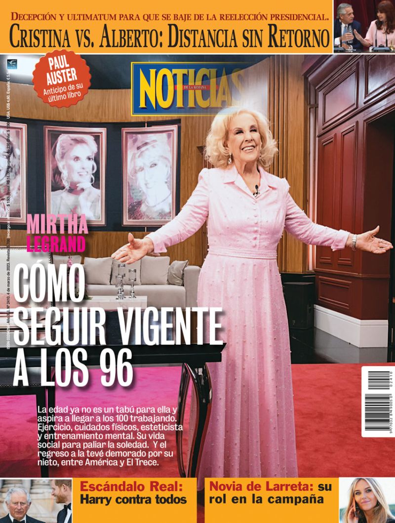Tapa Nº 2410: Mirtha Legrand. Cómo seguir vigente a los 96 | Foto:cedoc