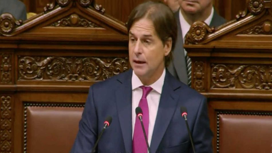 Luis Lacalle Pou ante la Asamblea General 20230303