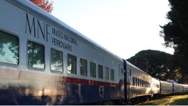 El tren museo está listo para una nuevo recorrido.