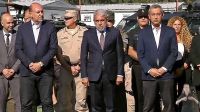 Aníbal Fernández en Rosario junto al gobernador de Santa Fe