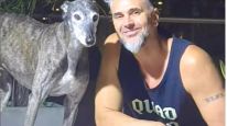 Leo Montero despidió a su galgo Simón