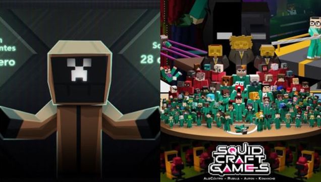 El juego del Calamar en Minecraft: 100.000 USD para el ganador