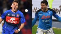 Mateo Retegui y Giovanni Simeone, goleadores de selección