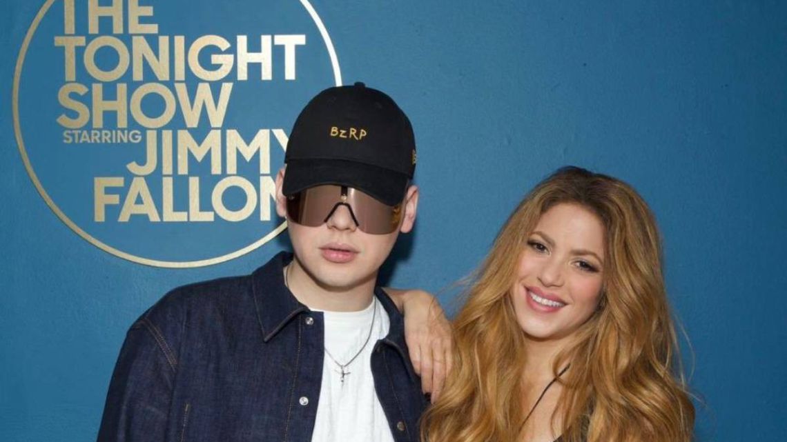 Shakira y Bizarrap con Jimmy Fallon