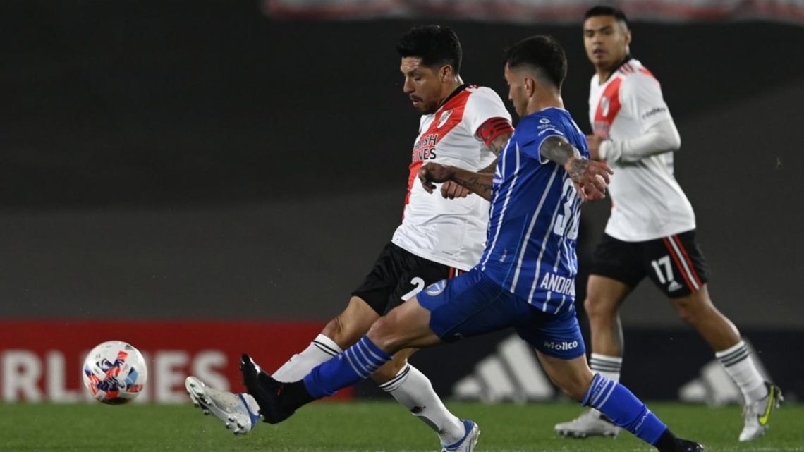 River defeated Godoy Cruz with a goal from Lucas Beltrán