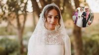 El vestido de novia estilo medieval de Iman de Jordania, la hija de Rania
